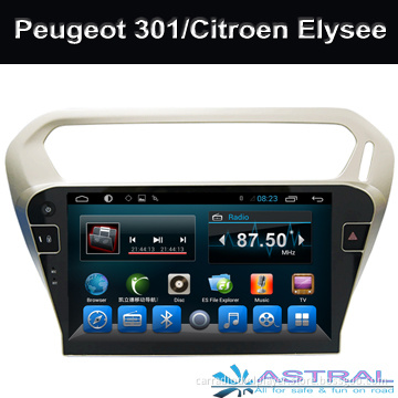 OEM Big Screen Car Dvd Player with TV Function Peugeot 301/Citroen Elysee GPS BT Radio
